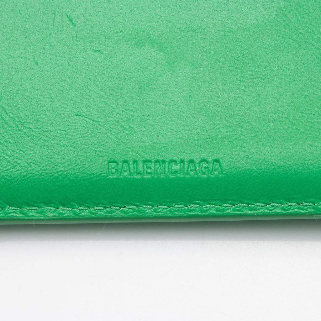 Balenciaga Leather Everyday Bifold Wallet (SHF-1w9vGS)