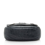 Balenciaga Leather Folk Messenger (SHF-Z9DeZO)