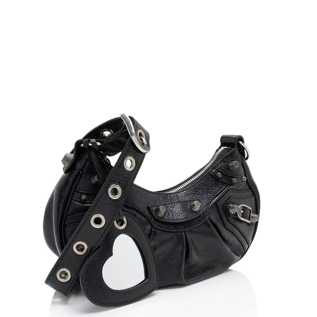 Balenciaga Leather Le Cagole XS Shoulder Bag
