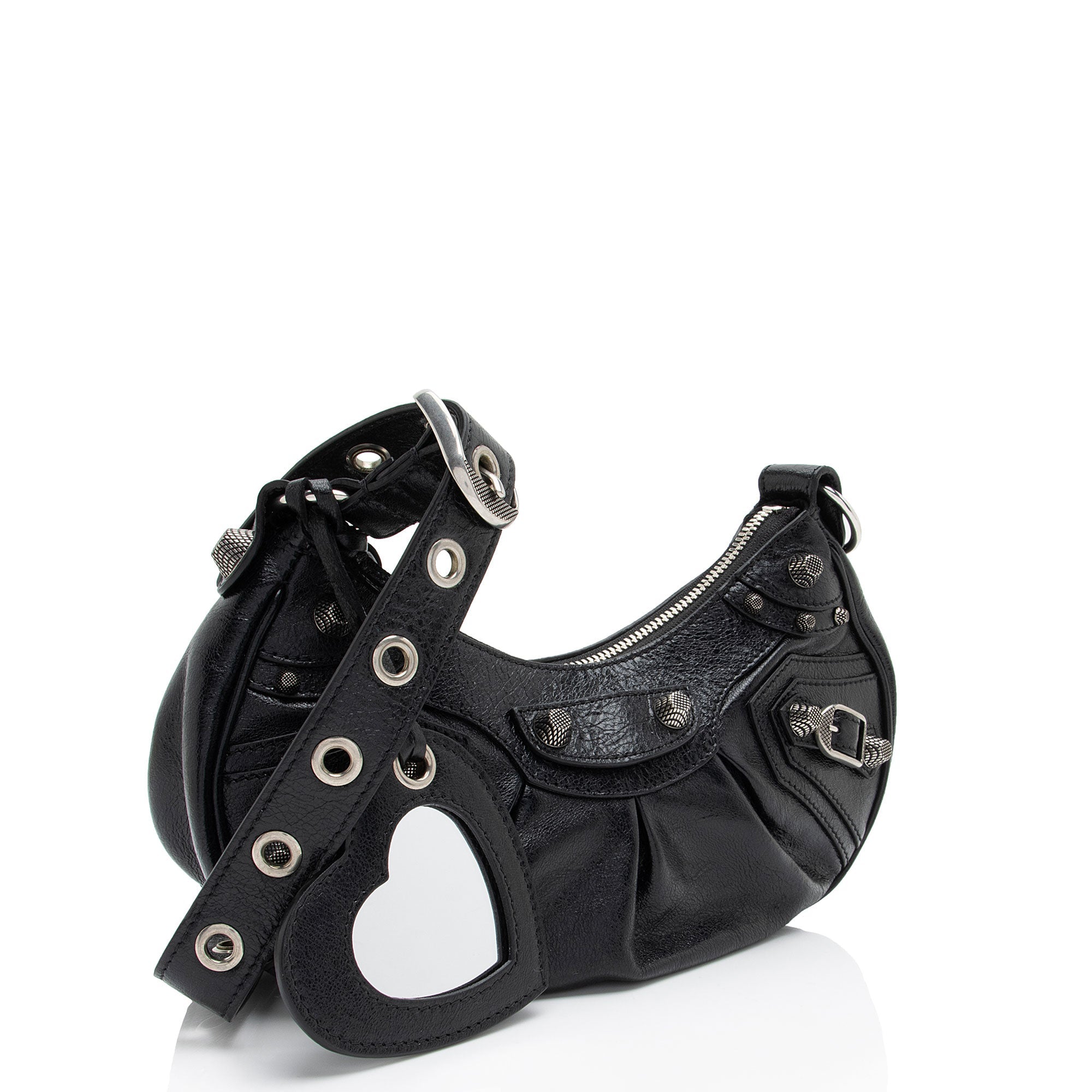 Balenciaga Leather Le Cagole XS Shoulder Bag