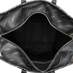 Balenciaga Leather Logo Bazar Large Tote (SHF-22215)