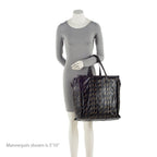 Balenciaga Leather Logo Bazar Large Tote (SHF-22215)