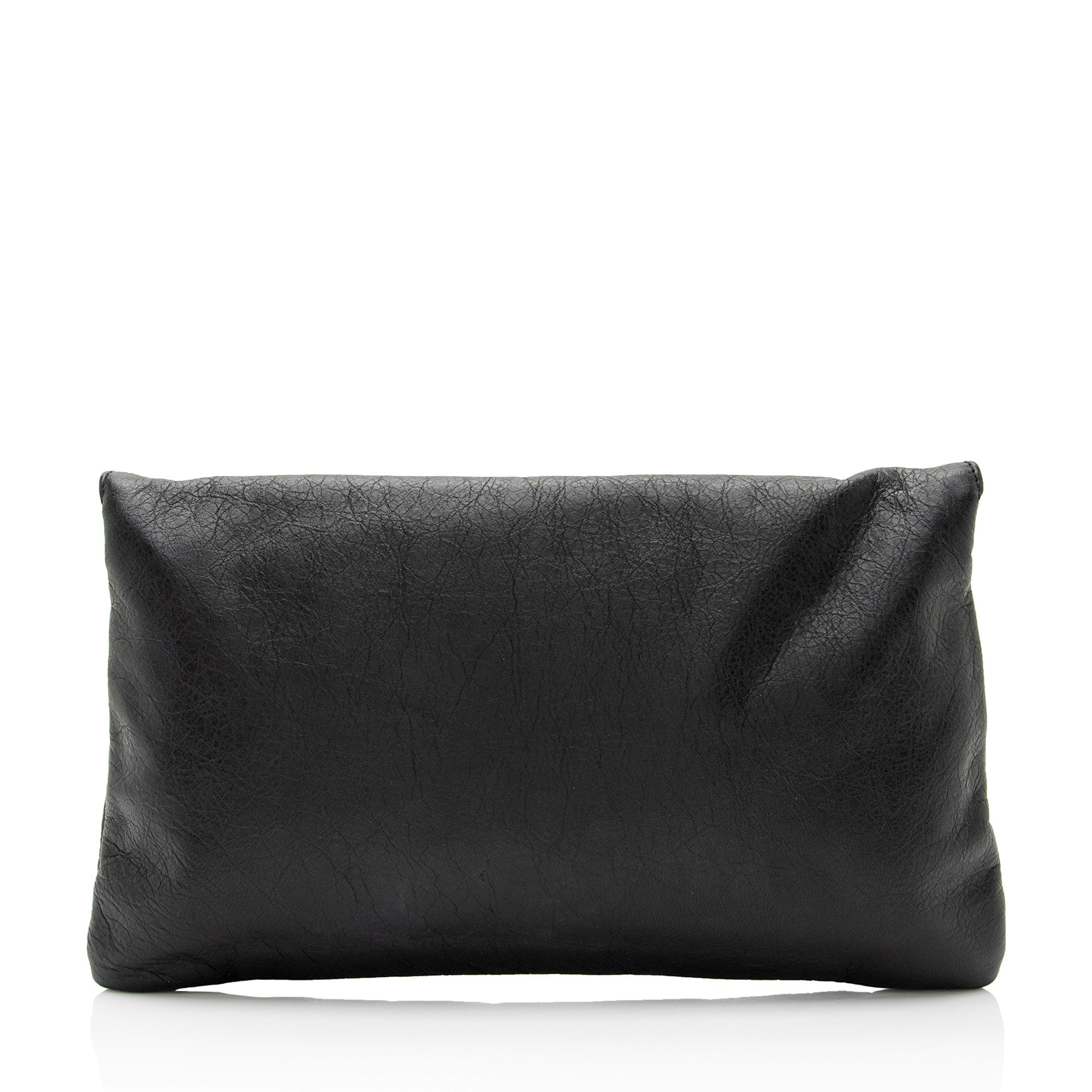Balenciaga Leather Motocross Giant 12 Envelope Clutch (SHF-J9PWli)