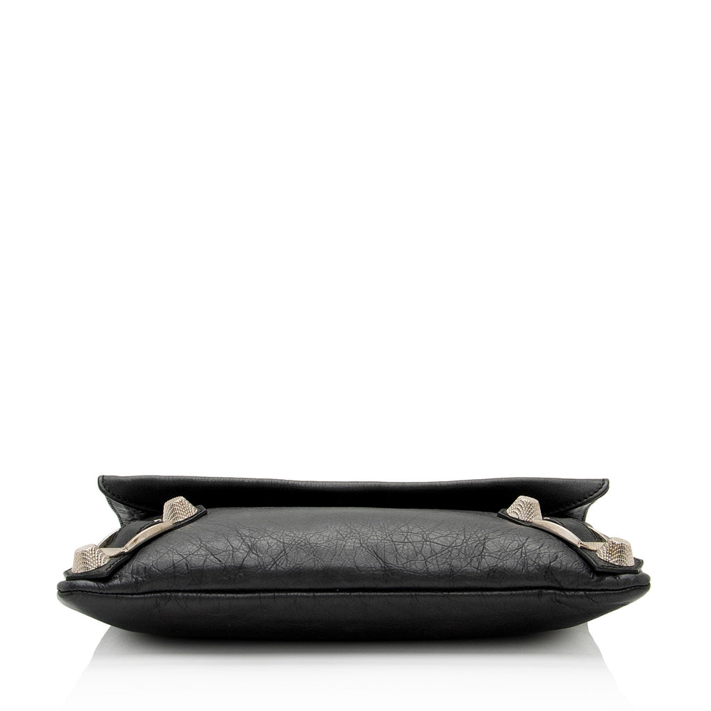 Balenciaga Leather Motocross Giant 12 Envelope Clutch (SHF-J9PWli)