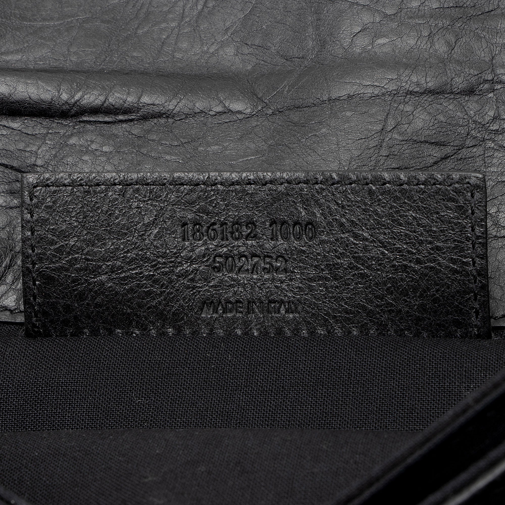 Balenciaga Leather Motocross Giant 12 Envelope Clutch (SHF-J9PWli)