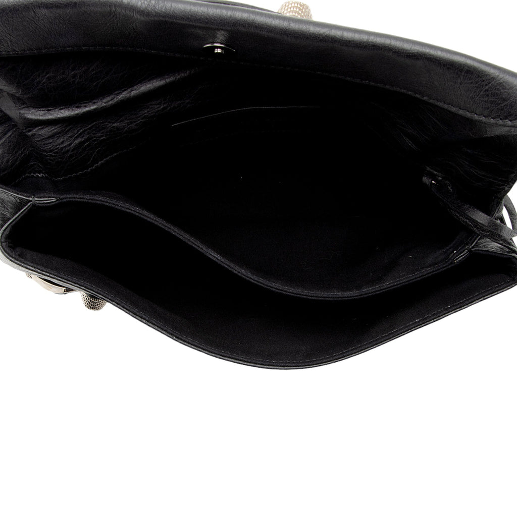 Balenciaga Leather Motocross Giant 12 Envelope Clutch (SHF-J9PWli)