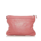 Balenciaga Leather Motocross Giant 12 Flat Clutch (SHG-27655)
