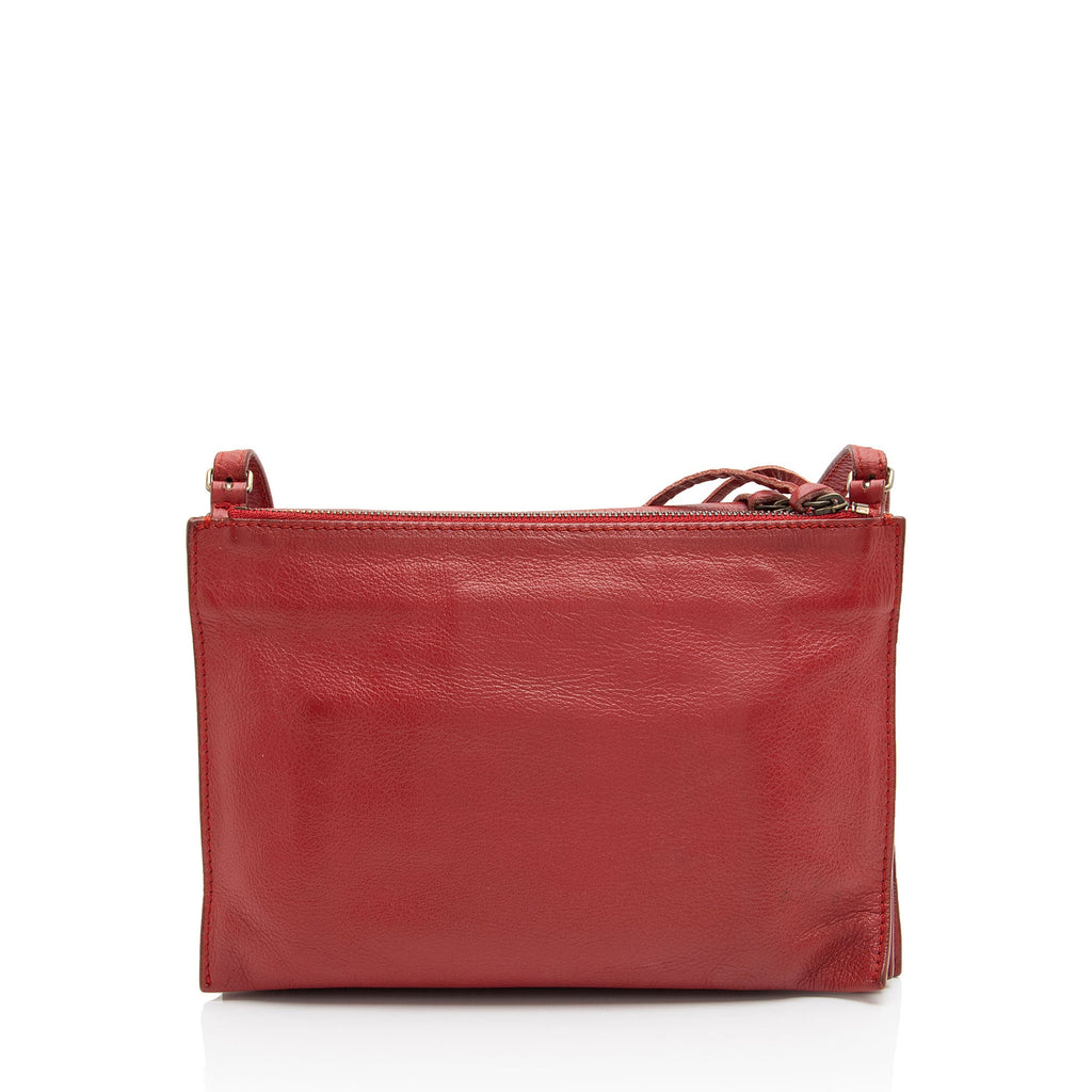 Balenciaga Leather Papier Triple Crossbody