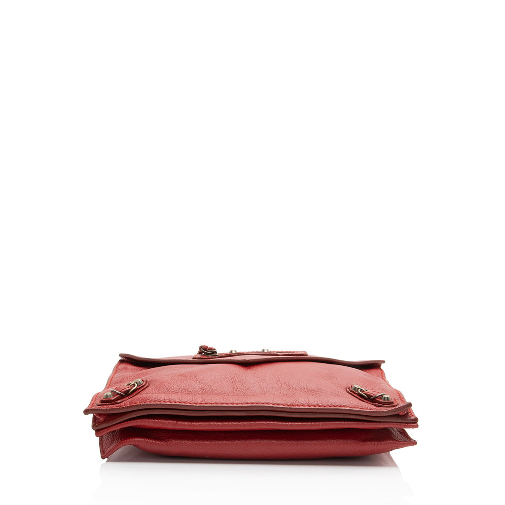 Balenciaga Leather Papier Triple Crossbody