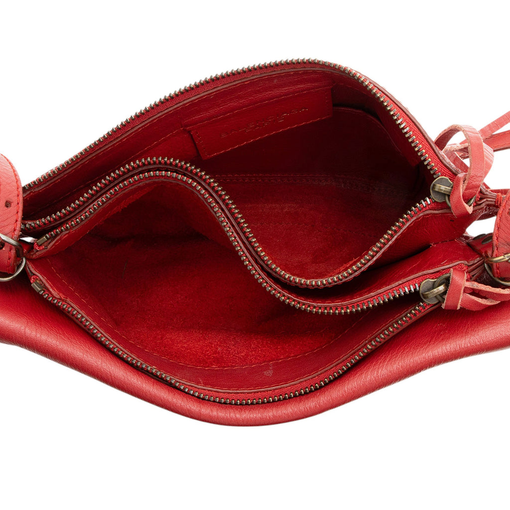 Balenciaga Leather Papier Triple Crossbody