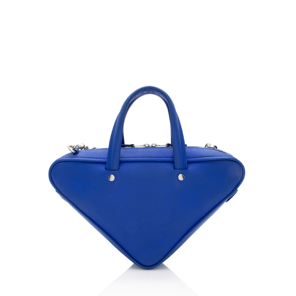 Balenciaga Leather S Triangle Satchel