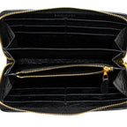 Balenciaga Leather Zip Around Wallet - FINAL SALE (SHF-18683)
