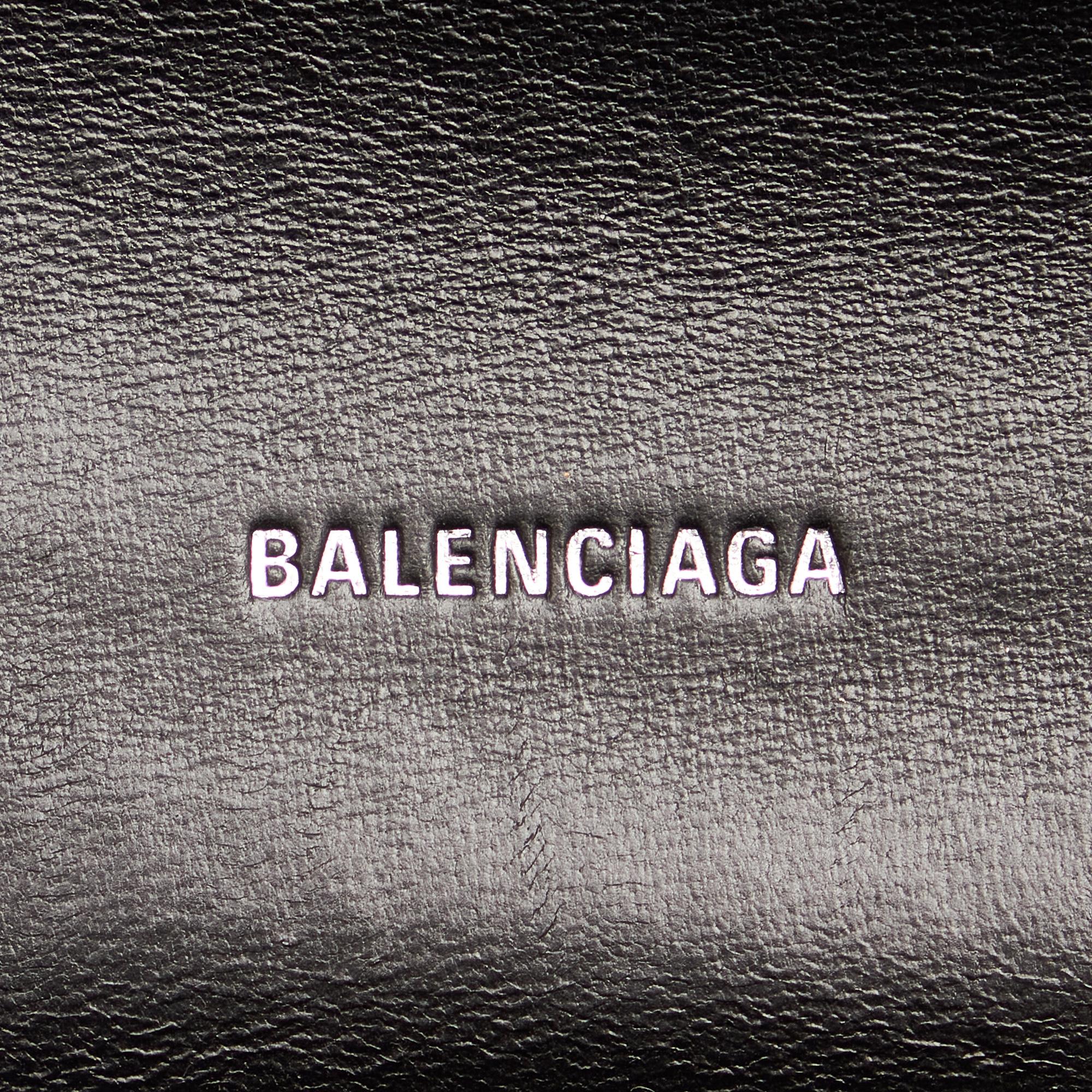 Balenciaga Leopard Print Leather Shoulder Bag (SHG-27193)