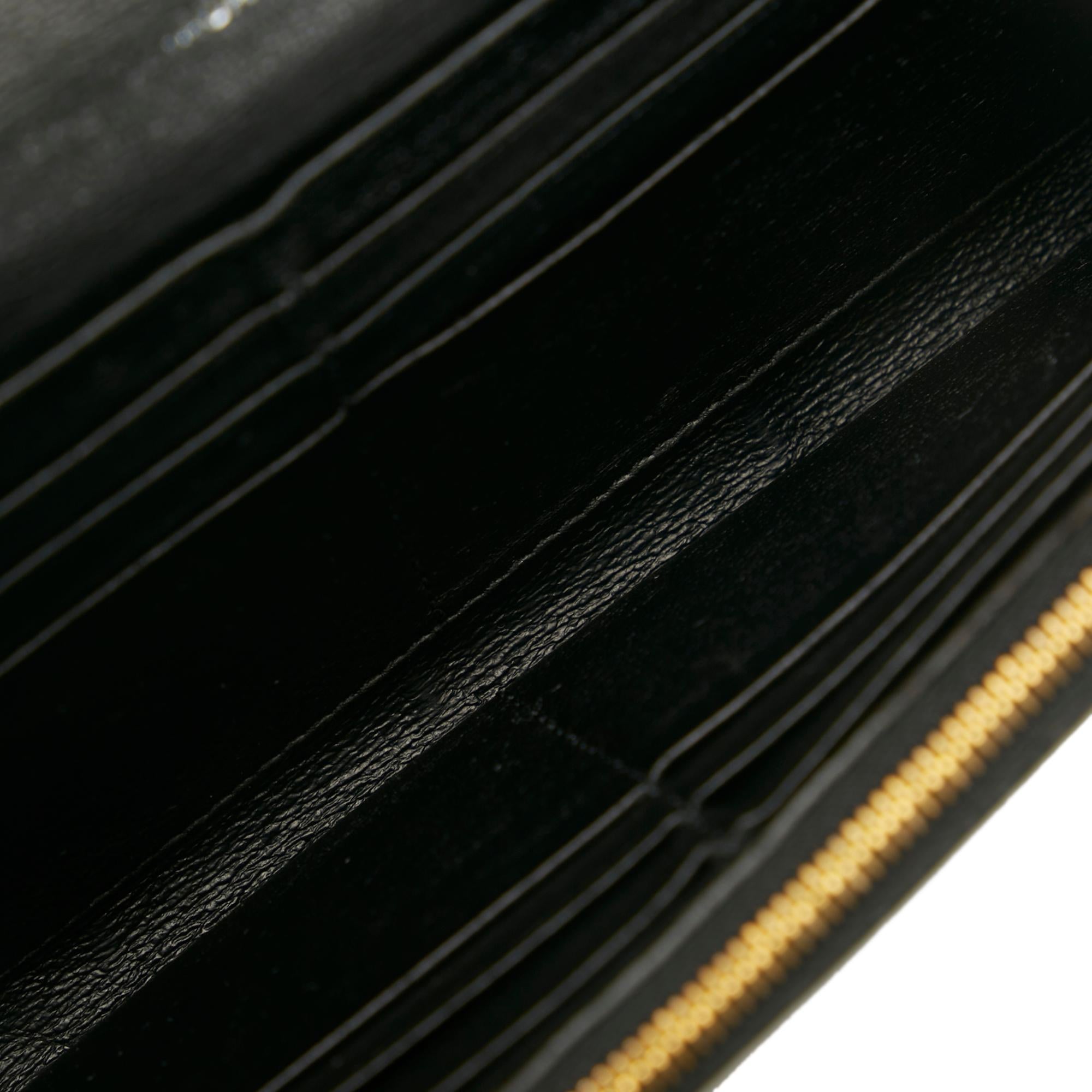 Balenciaga Logo Print Leather Long Wallet (SHG-35274)