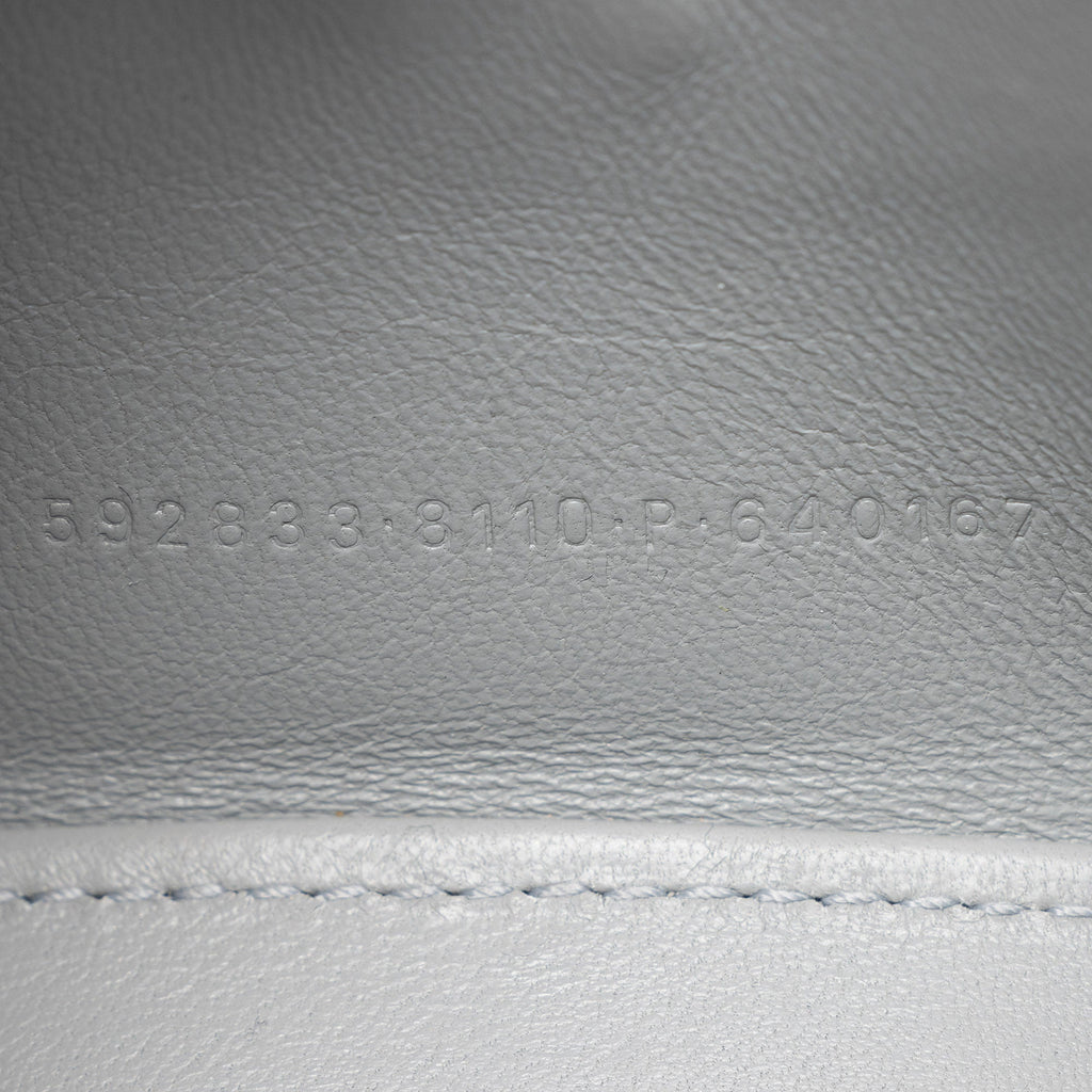Balenciaga Metallic Calfskin Hourglass XS Top Handle (SHF-jIgLTj)