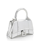 Balenciaga Metallic Calfskin Hourglass XS Top Handle (SHF-jIgLTj)