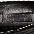 Balenciaga Metallic Calfskin Milky Way Papier Clutch (SHF-21705)