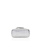 Balenciaga Metallic Croc Embossed Ville Mini Top Handle (SHF-Ayu5RO)