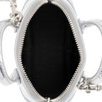 Balenciaga Metallic Croc Embossed Ville Mini Top Handle (SHF-Ayu5RO)