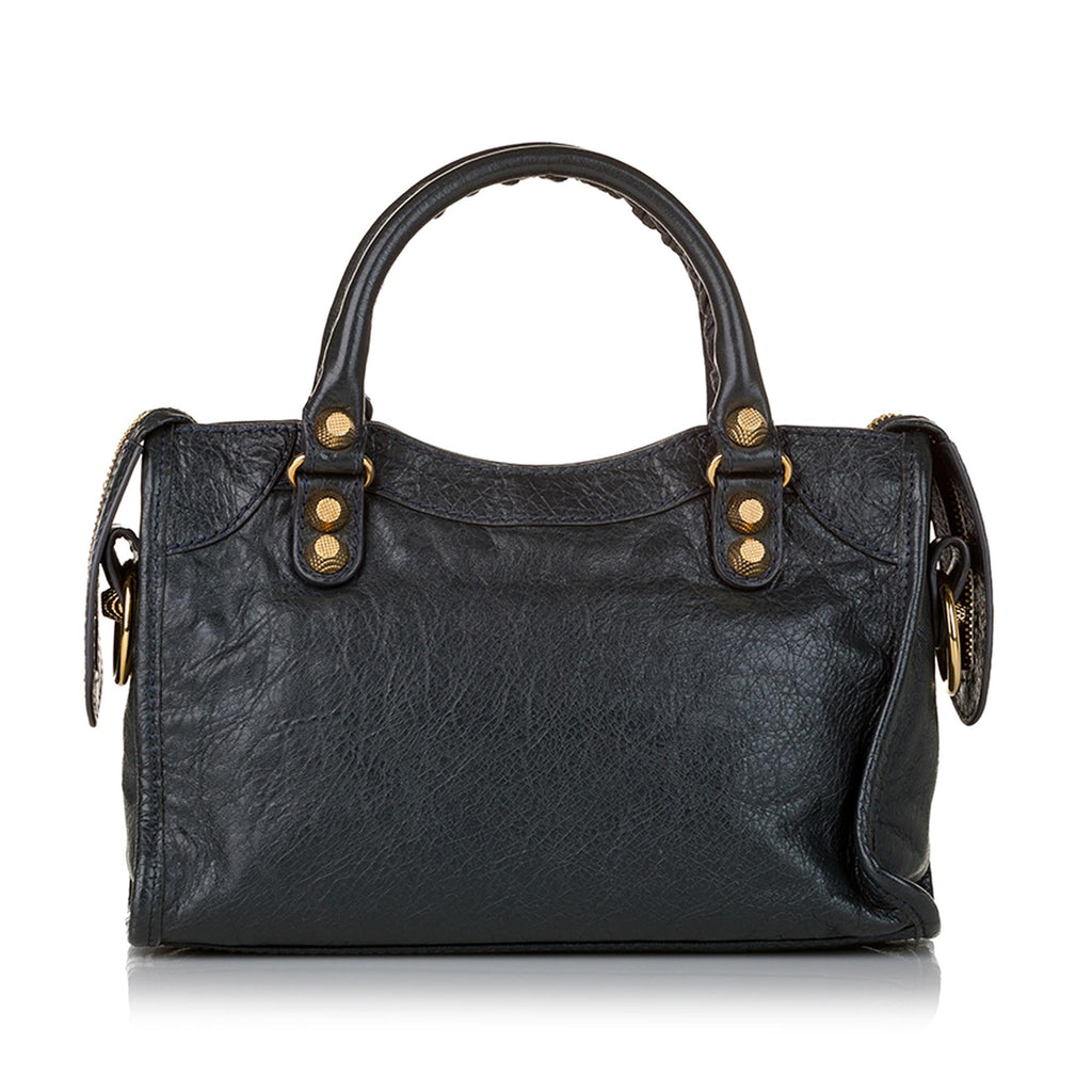 Balenciaga Mini Motocross City Giant 21 Leather Satchel (SHG-32255)