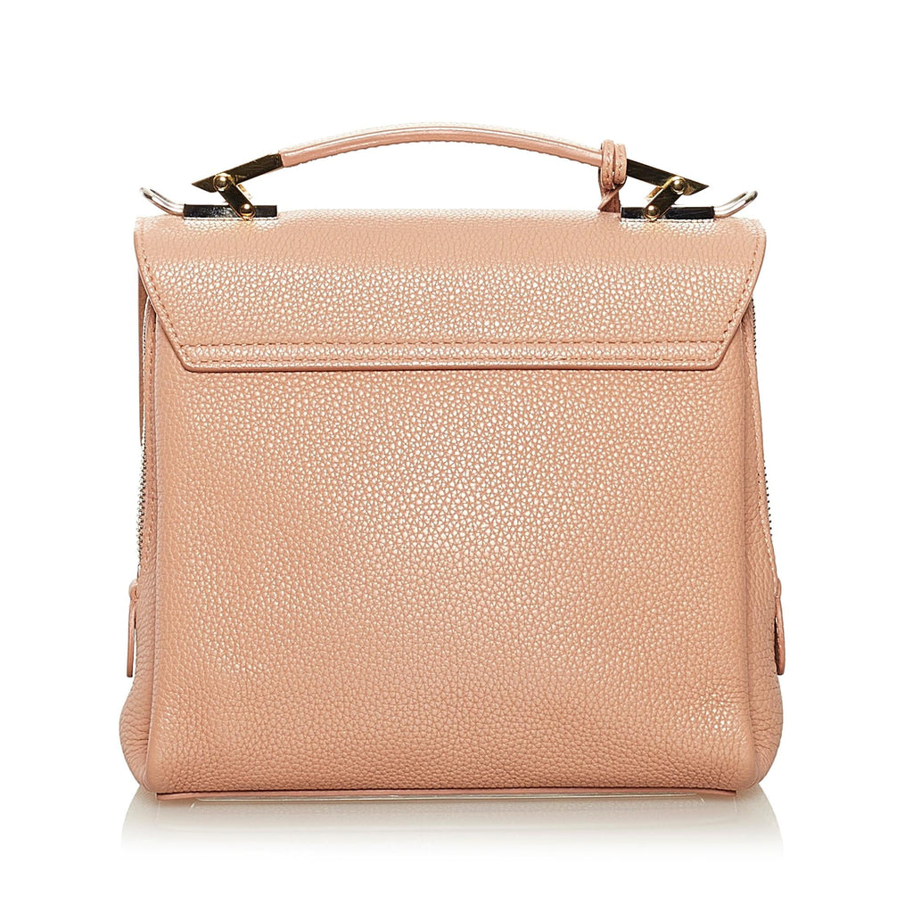 Balenciaga Mini Soft Le Dix Cartable Leather Crossbody Bag (SHG-36559)