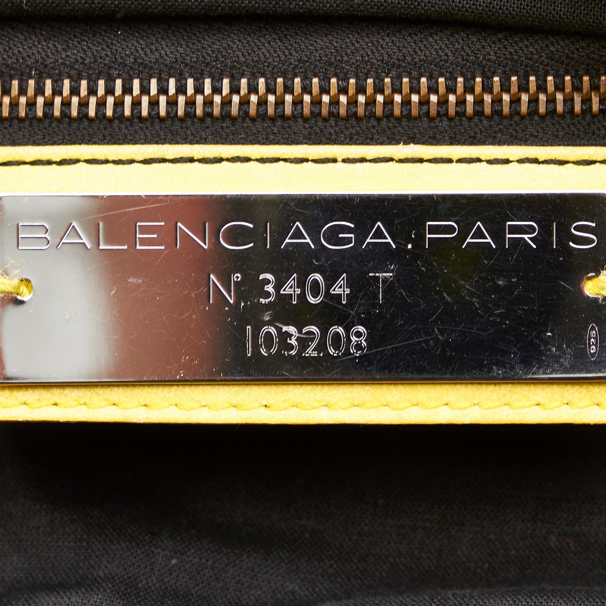 Balenciaga Motocross Classic City Lambskin Leather Satchel (SHG-26047)