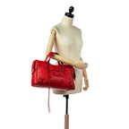 Balenciaga Motocross Classic City Lambskin Leather Satchel (SHG-30866)