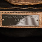 Balenciaga Motocross Classic City Lambskin Leather Satchel (SHG-33532)