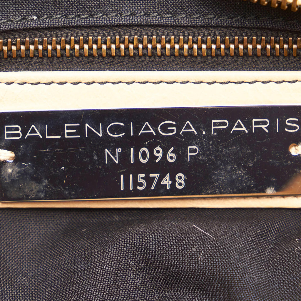 Balenciaga Motocross Classic City Leather Satchel (SHG-28235)