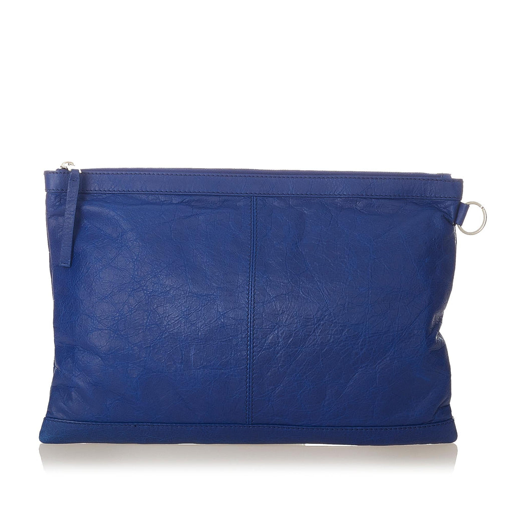 Balenciaga Motocross Classic Clip L Clutch Bag (SHG-26626)