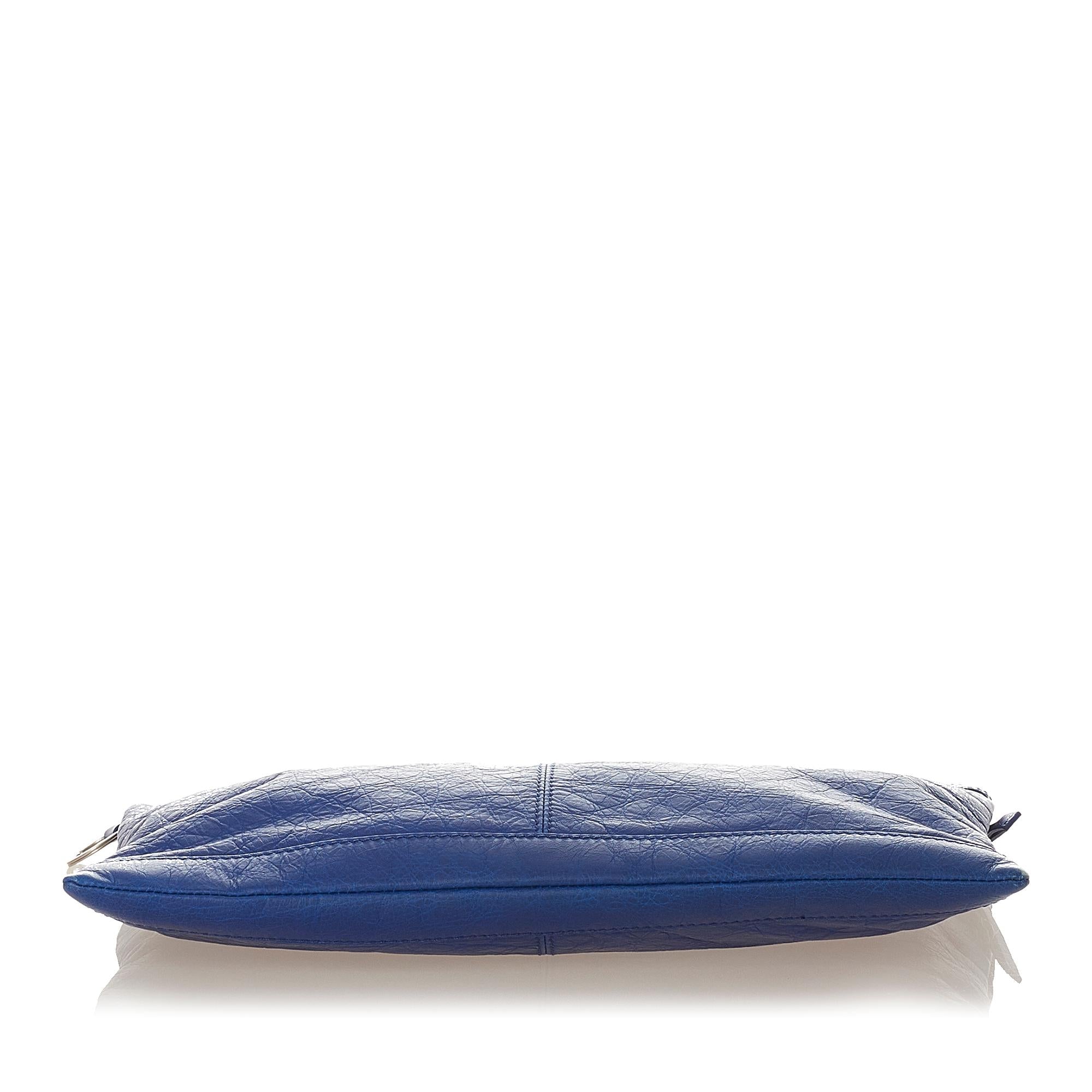Balenciaga Motocross Classic Clip L Clutch Bag (SHG-26626)