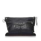 Balenciaga Motocross Classic Clip L Clutch Bag (SHG-29013)