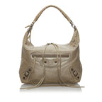 Balenciaga Motocross Classic Day Leather Hobo (SHG-33963)