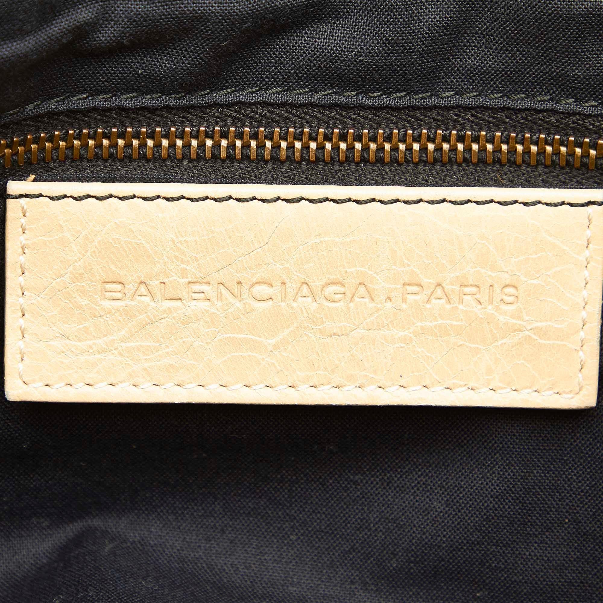 Balenciaga Motocross Classic Day Leather Shoulder Bag (SHG-22375)