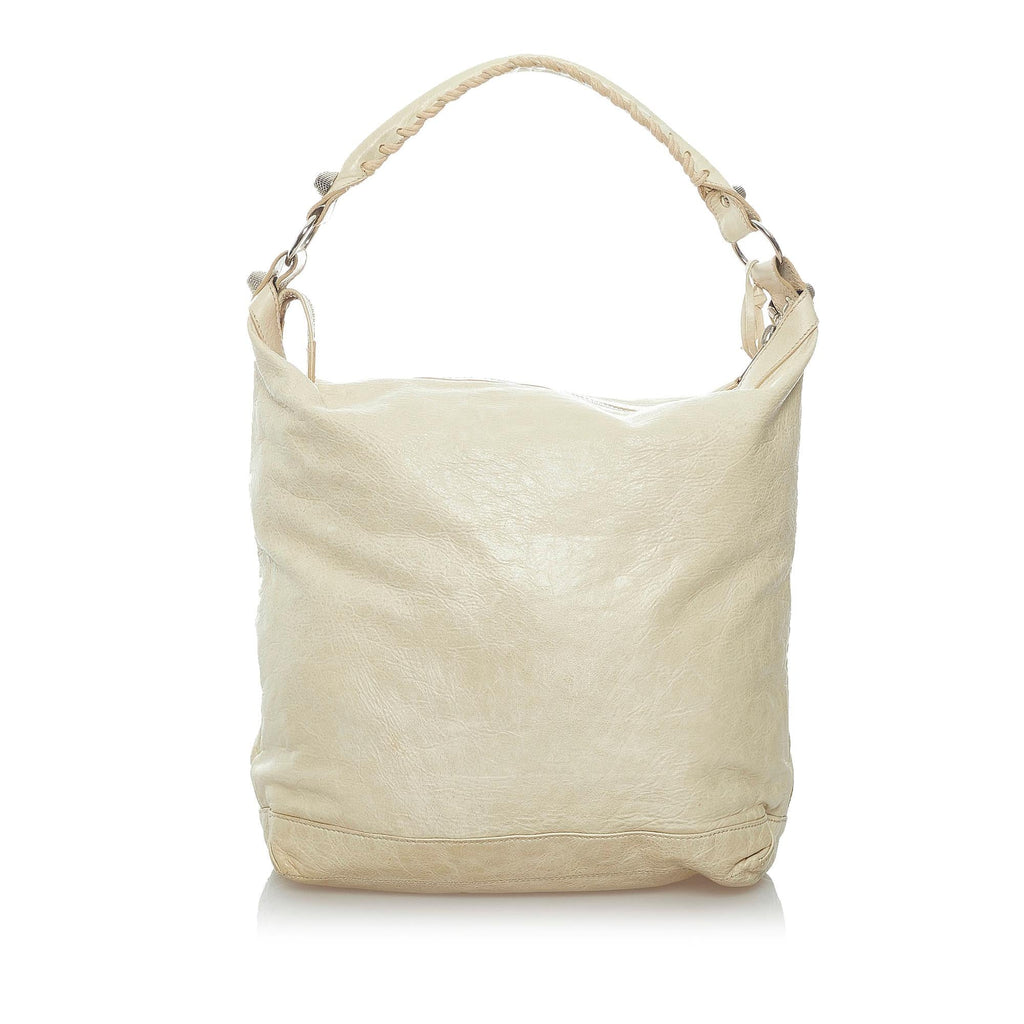 Balenciaga Motocross Classic Day Leather Shoulder Bag (SHG-29770)
