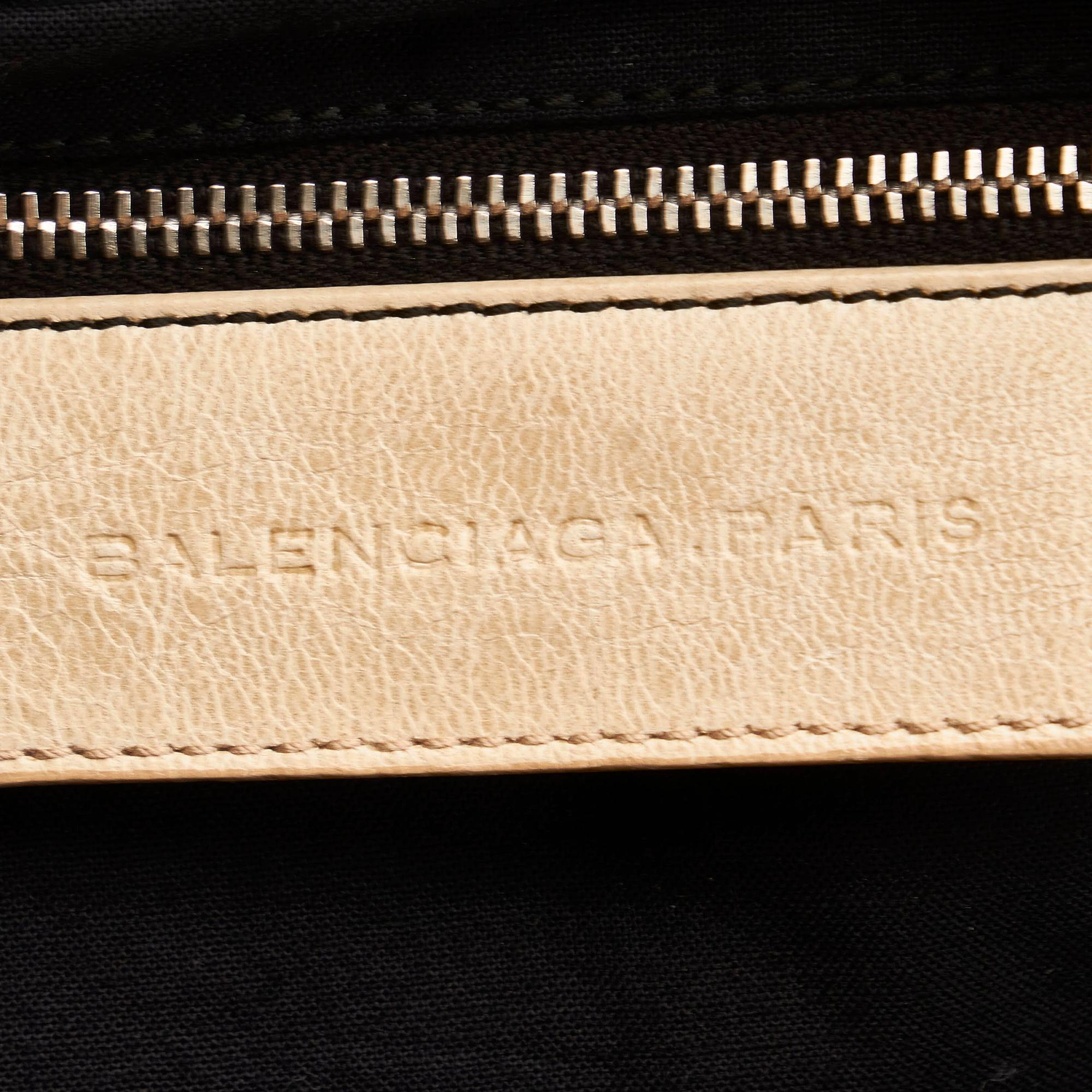 Balenciaga Motocross Classic Day Leather Shoulder Bag (SHG-29770)