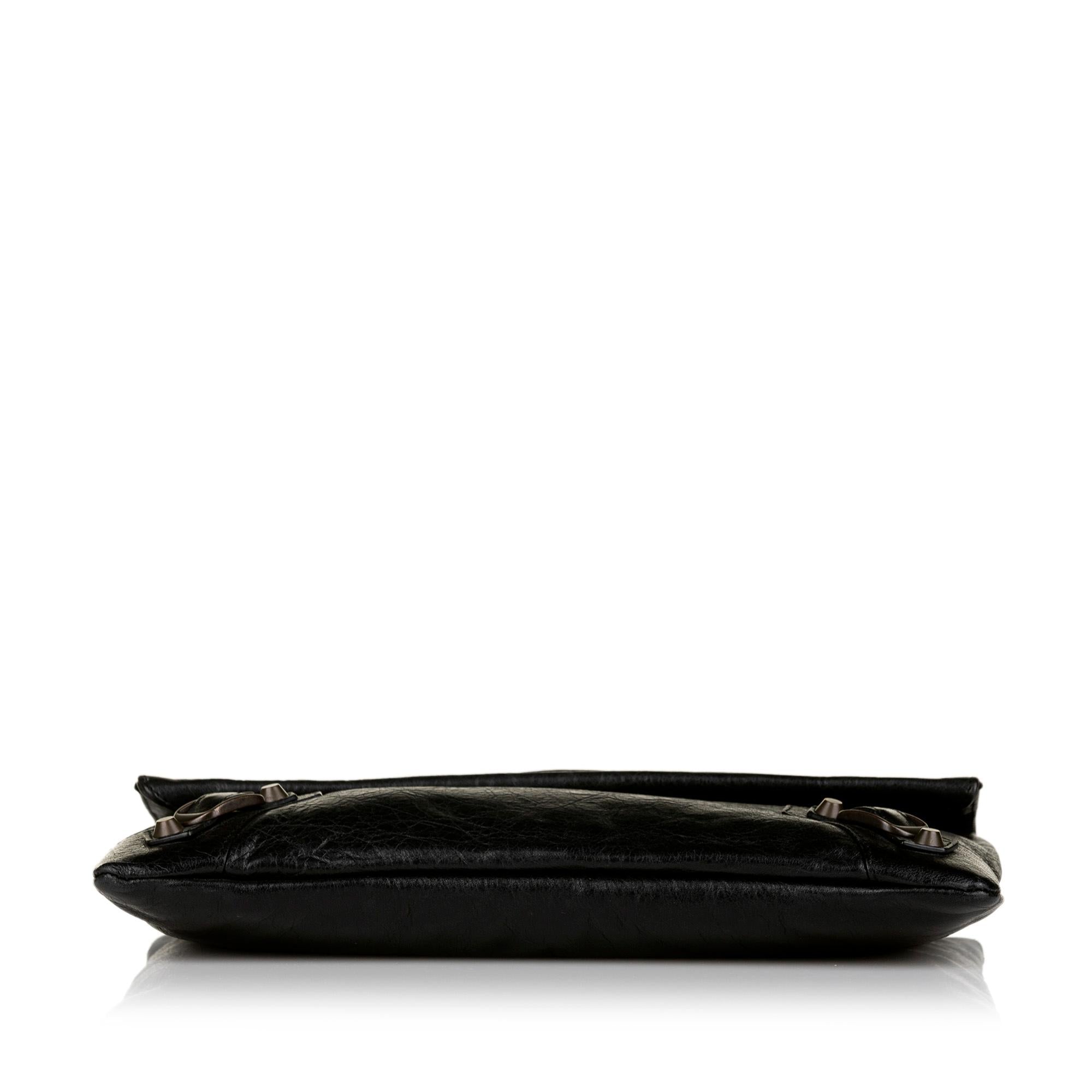 Balenciaga Motocross Classic Envelope Clutch Bag (SHG-33319)
