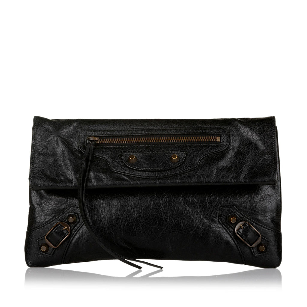 Balenciaga Motocross Classic Envelope Clutch Bag (SHG-33319)