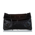Balenciaga Motocross Classic Envelope Lambskin Leather Crossbody Bag (SHG-26683)
