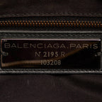 Balenciaga Motocross Classic First Lambskin Leather Satchel (SHG-32814)