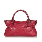 Balenciaga Motocross Classic First Leather Satchel (SHG-22045)