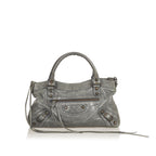 Balenciaga Motocross Classic First Leather Satchel (SHG-26212)