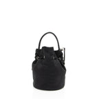 Balenciaga Recycled Nylon Logo Wheel XS Bucket Bag