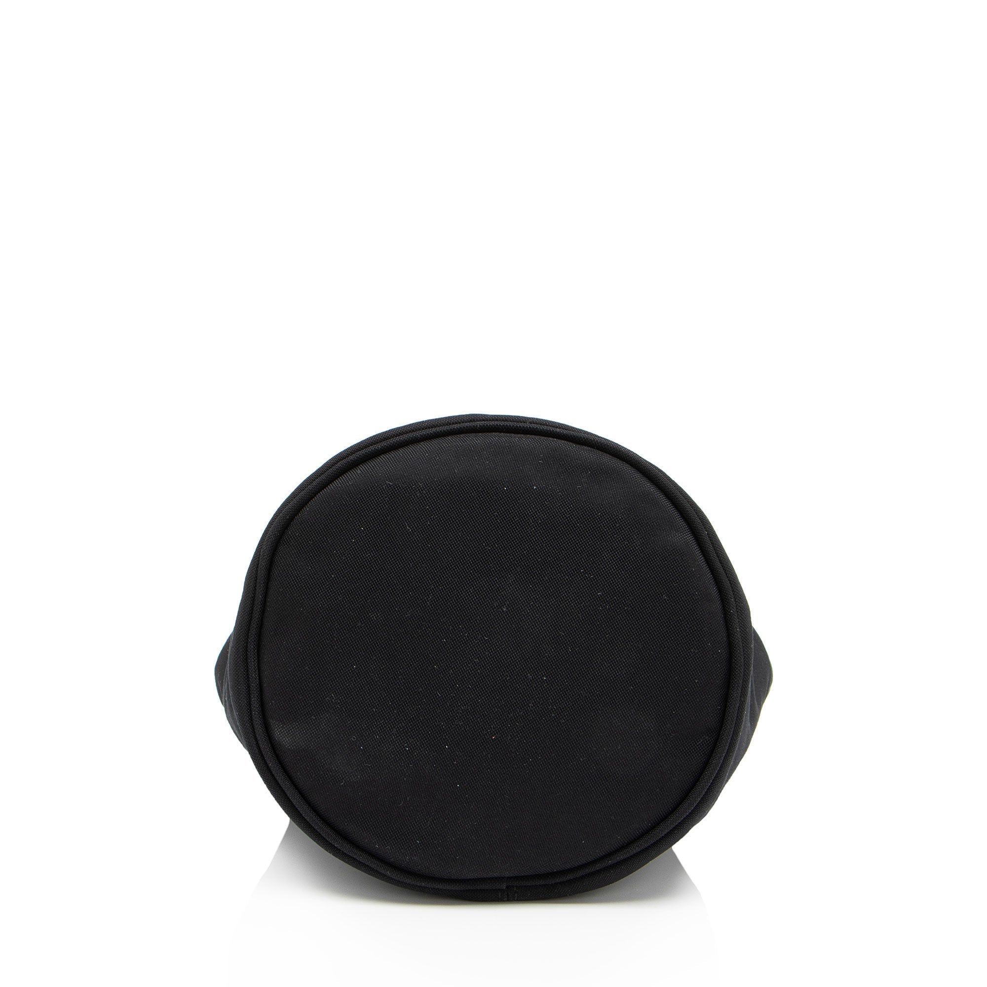 Balenciaga Recycled Nylon Logo Wheel XS Bucket Bag