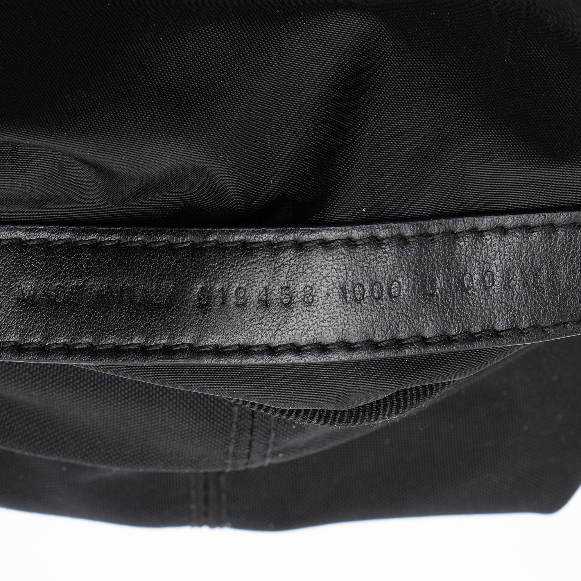 Balenciaga Recycled Nylon Logo Wheel XS Bucket Bag