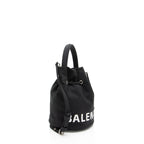 Balenciaga Recycled Nylon Logo Wheel XS Bucket Bag