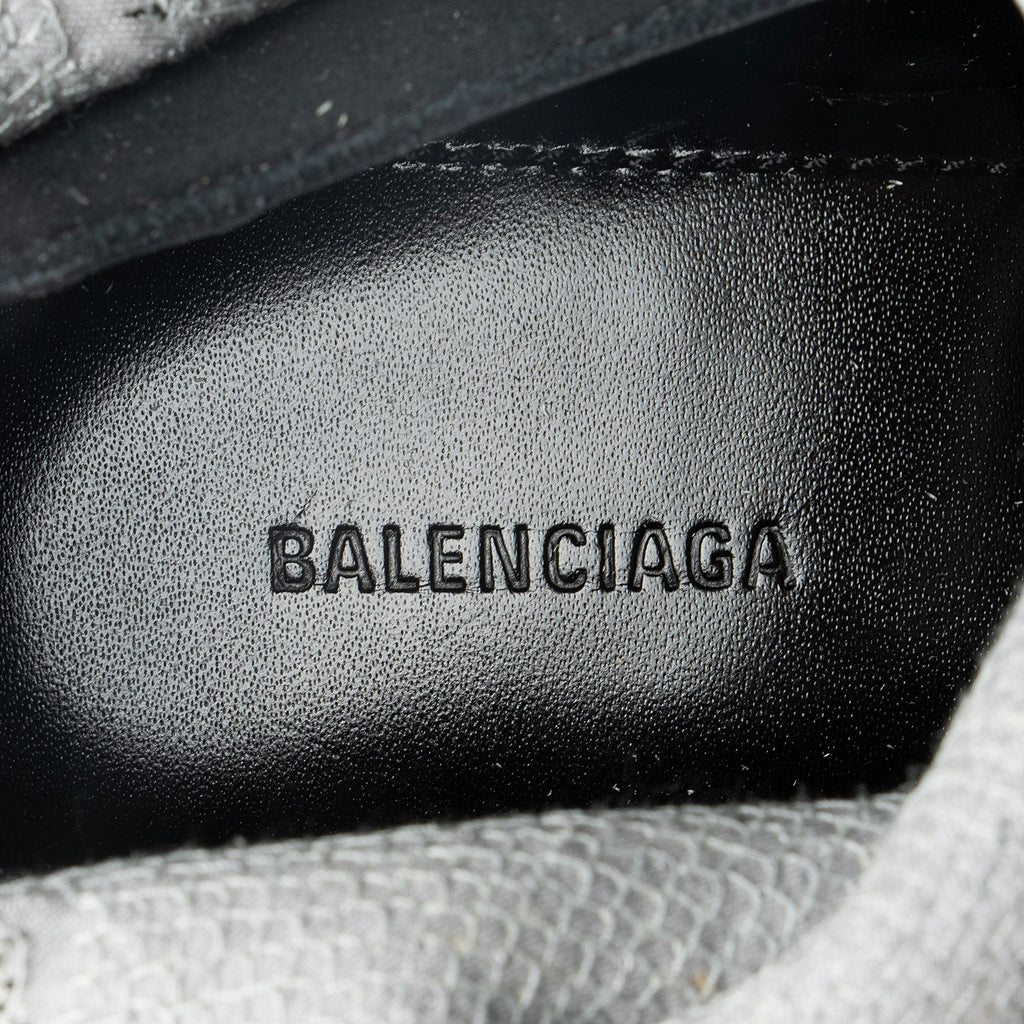 Balenciaga Sequin Logo Knife Thigh High Boots - Size 8 / 38