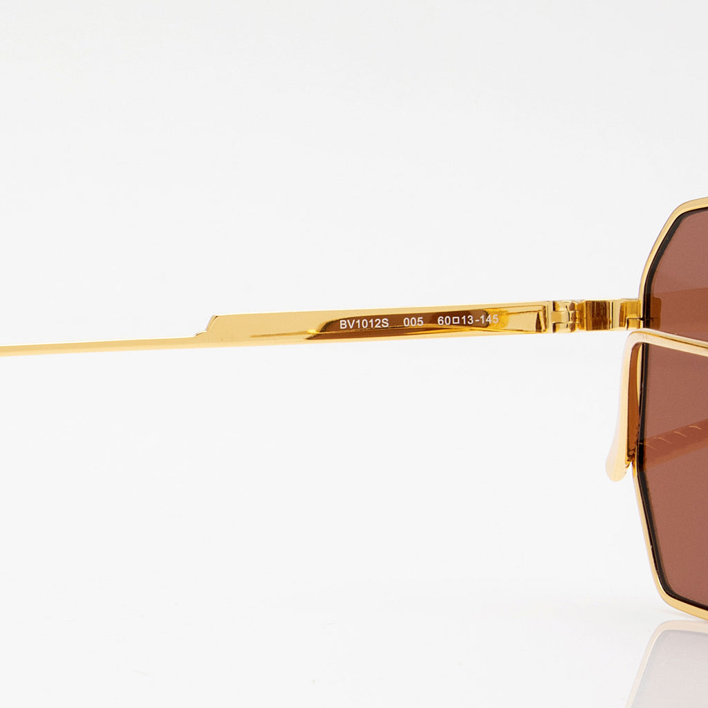 Bottega Veneta Angular Aviator Sunglasses (SHF-hCvvAD)
