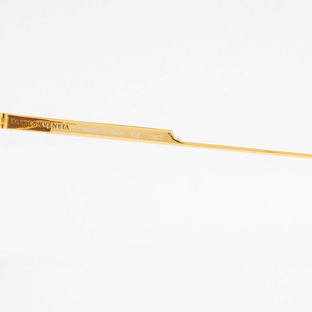 Bottega Veneta Angular Aviator Sunglasses (SHF-hCvvAD)