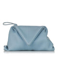 Bottega Veneta BV Trine Angular Leather Clutch Bag (SHG-33174)